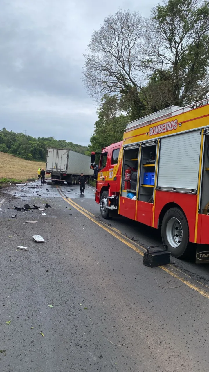 acidente entre quilombo e coronel freitas