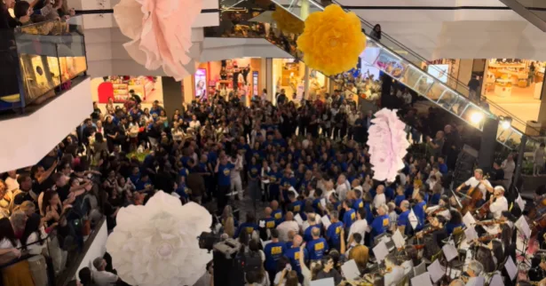 Marcha para Jesus: flash mob em shopping emociona público em Florianópolis | Foto: Reprodução/YouTube 