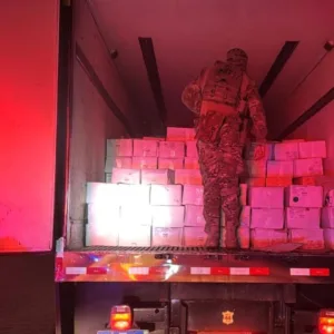 Carga foi apreendida em Água Doce | Imagem: PRF/Reprodução