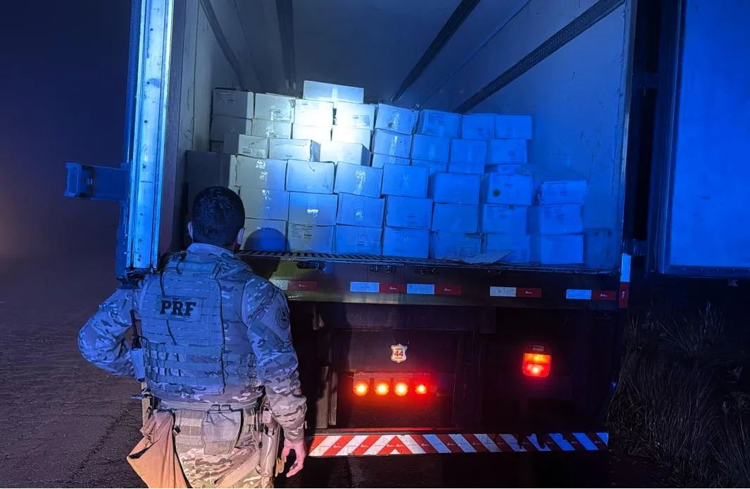 Oito toneladas de camarão contrabandeado são apreendidas em SC