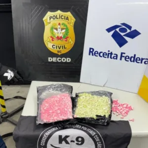 Operação apreende 2 mil comprimidos de drogas em correio de SC | Foto: Divulgação