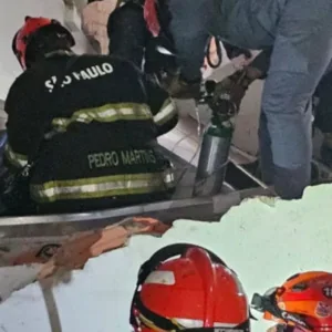 VÍDEO: Teto do restaurante Jamile desaba em São Paulo | Foto: Corpo de Bombeiros São Paulo 