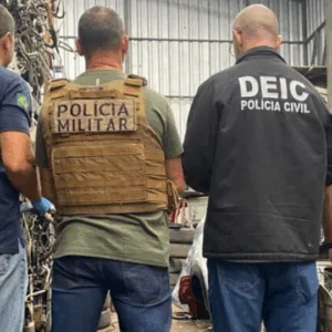 Empresário é preso em operação por comércio ilegal de peças automotivas em SC | Imagem: Polícia Civil de SC