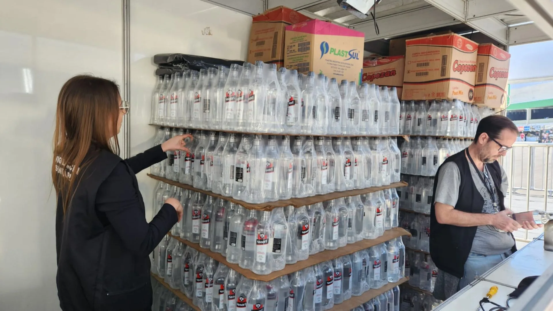 Vigilância Sanitária intensifica controle de bebidas e alimentos na Efapi do Brasil 2025 | Foto: divulgação. Vigilância Sanitária intensifica controle de bebidas e alimentos na Efapi do Brasil 2025 | Foto: divulgação.