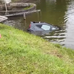 Corpos de homens que assaltaram fazenda em SC são encontrados boiando em açude | Foto: CBMSC/Reprodução