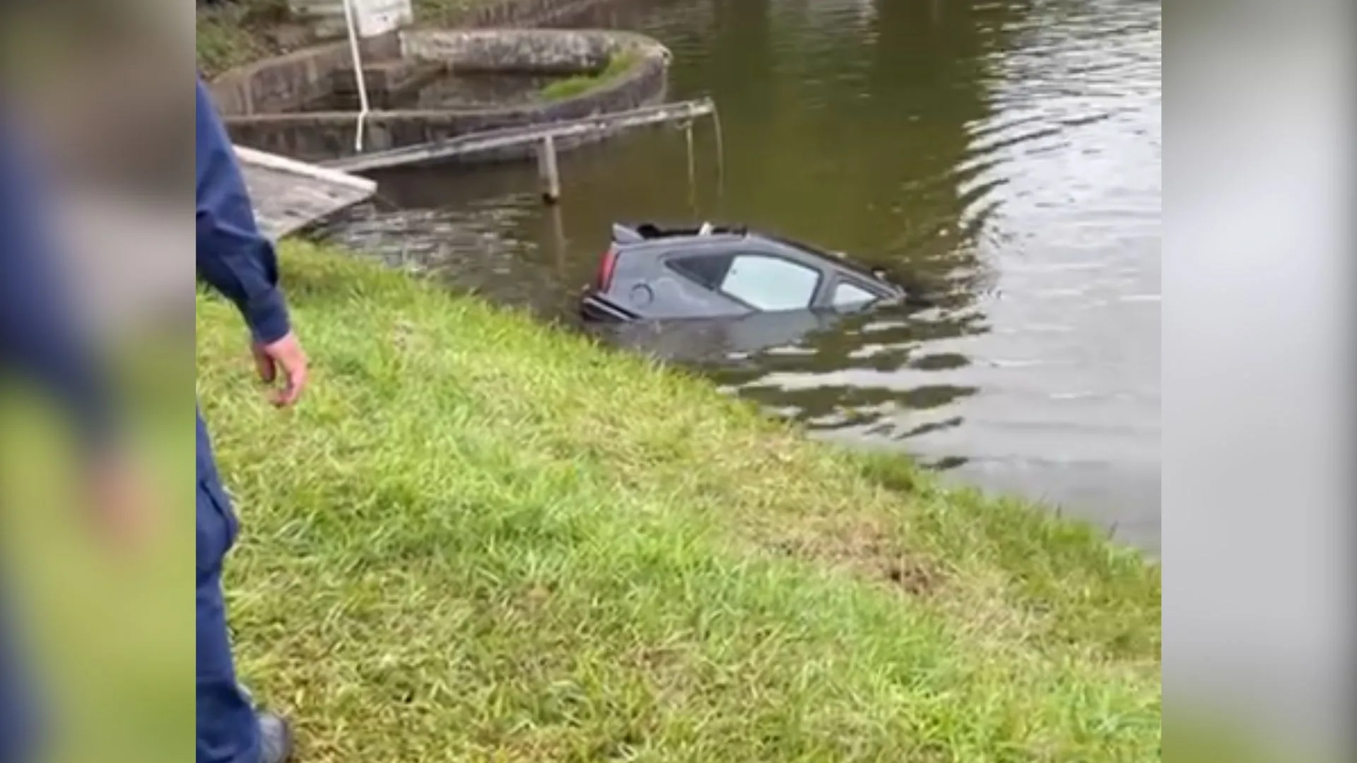 Corpos de homens que assaltaram fazenda em SC são encontrados boiando em açude | Foto: CBMSC/Reprodução