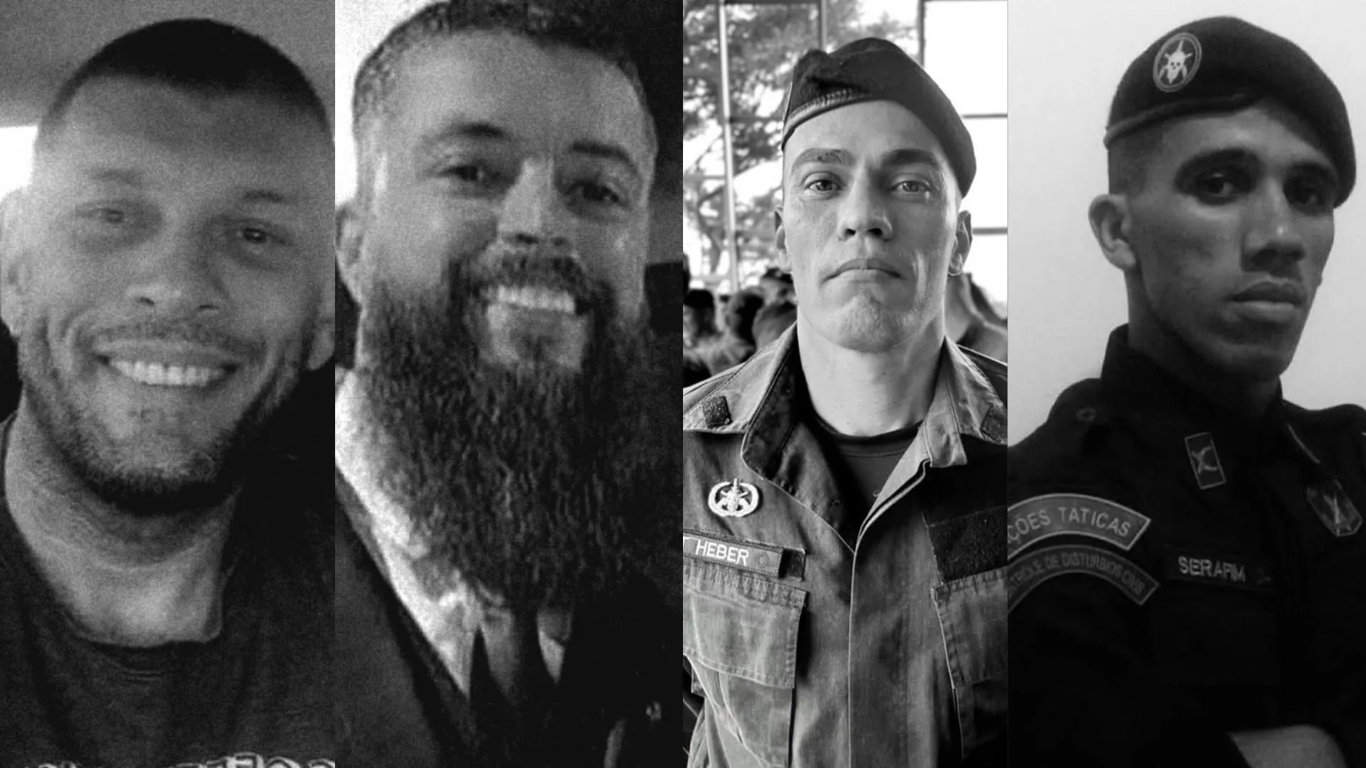 Veja quem são os quatro policiais mortos em operação no RJ – Imagem: reprodução/ redes Veja quem são os quatro policiais mortos em operação no RJ – Imagem: reprodução/ redes