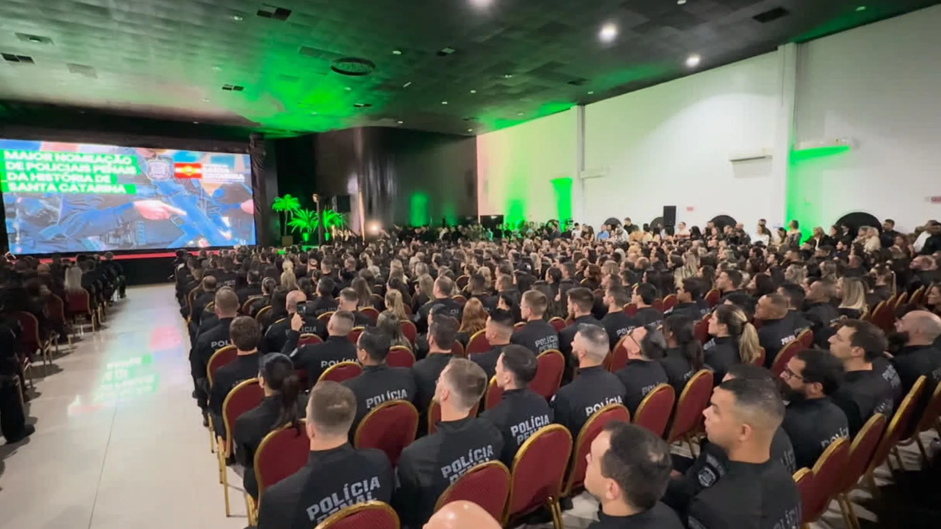 Sejuri realiza formatura de policiais penais em Santa Catarina – Imagem: divulgação Sejuri realiza formatura de policiais penais em Santa Catarina – Imagem: divulgação