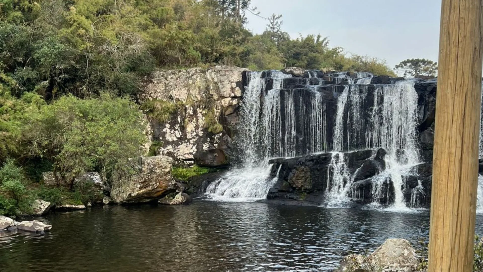 Adolescente desaparecida em cachoeira na Serra de SC é encontrada morta | Foto: CBMSC/Reprodução