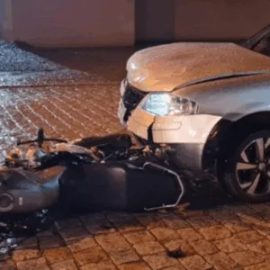 Motorista embriagado e sem CNH provoca acidente e deixa jovem gravemente ferido em SC | Imagem: Polícia Militar de SC