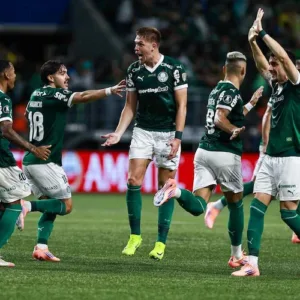 Palmeiras faz história, goleia a LDU e fará a final da Libertadores com Flamengo | Foto: Reprodução/SBT Sports