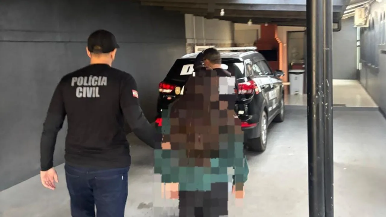 Polícia Civil de Lages prende mulher condenada a sete anos por roubo | Foto: PCSC