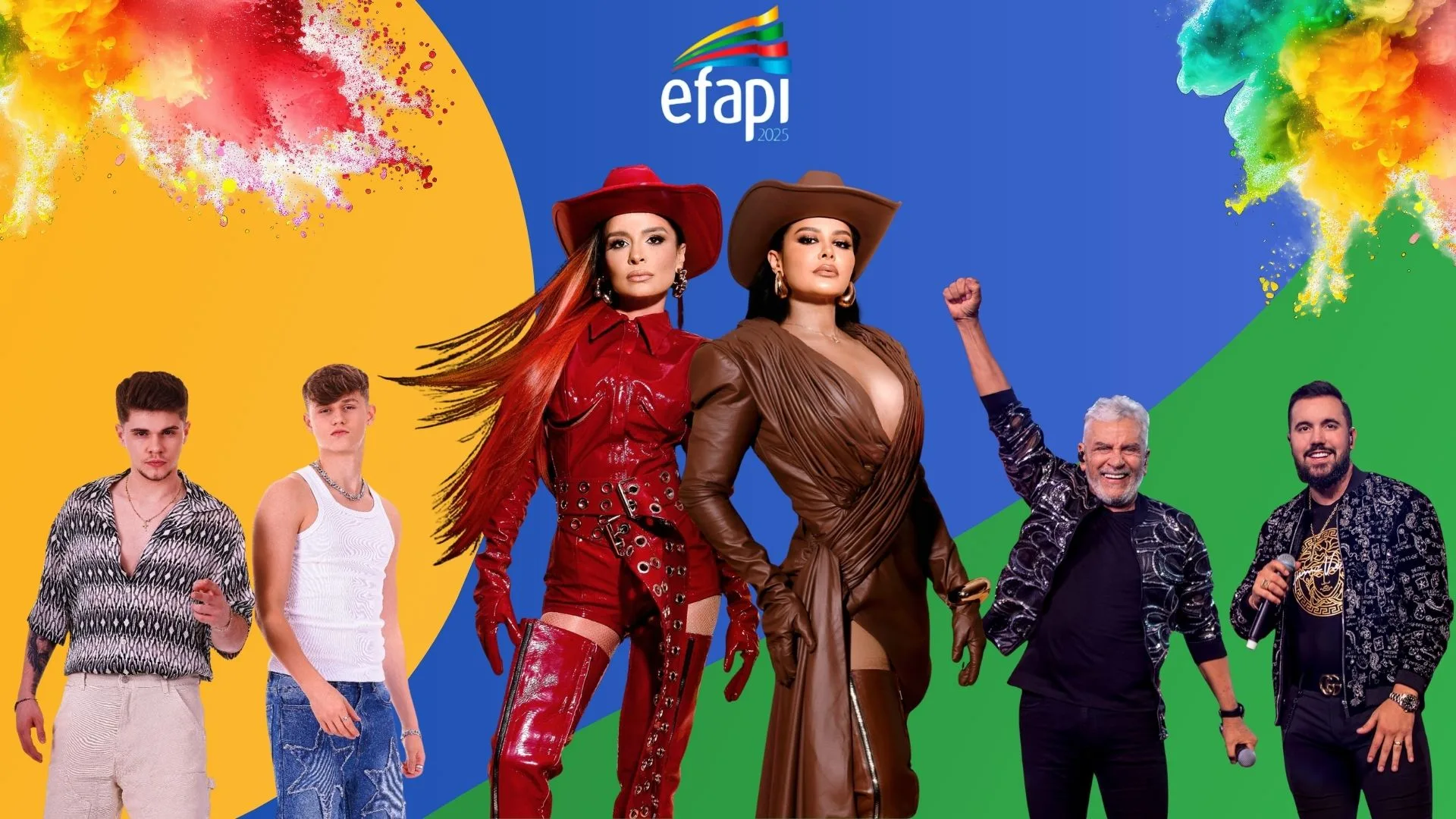 Três grandes shows agitam a quarta-feira na Efapi do Brasil | Imagem: Reprodução Três grandes shows agitam a quarta-feira na Efapi do Brasil | Imagem: Reprodução