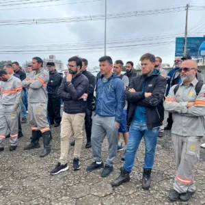 Greve dos trabalhadores da Celesc chega ao fim | Imagem: Sinergia/Divulgação