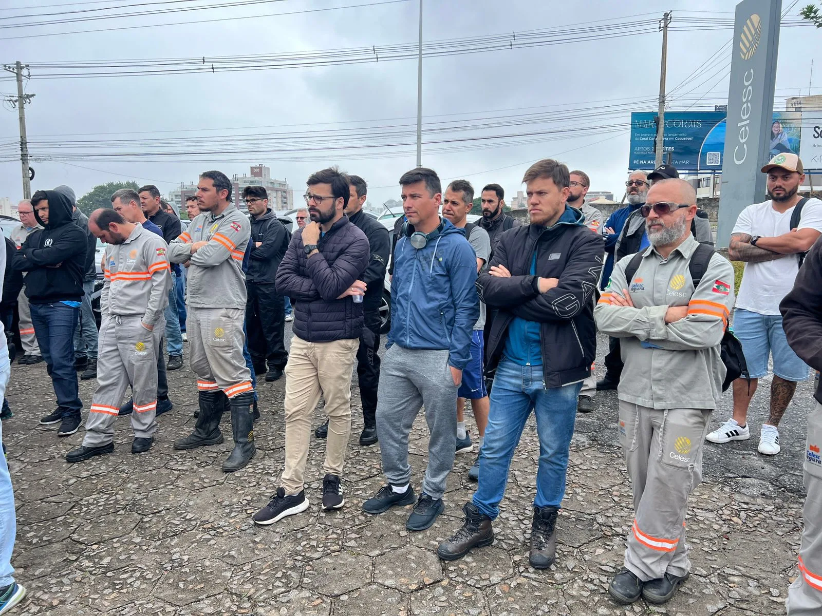 Greve dos trabalhadores da Celesc chega ao fim | Imagem: Sinergia/Divulgação
