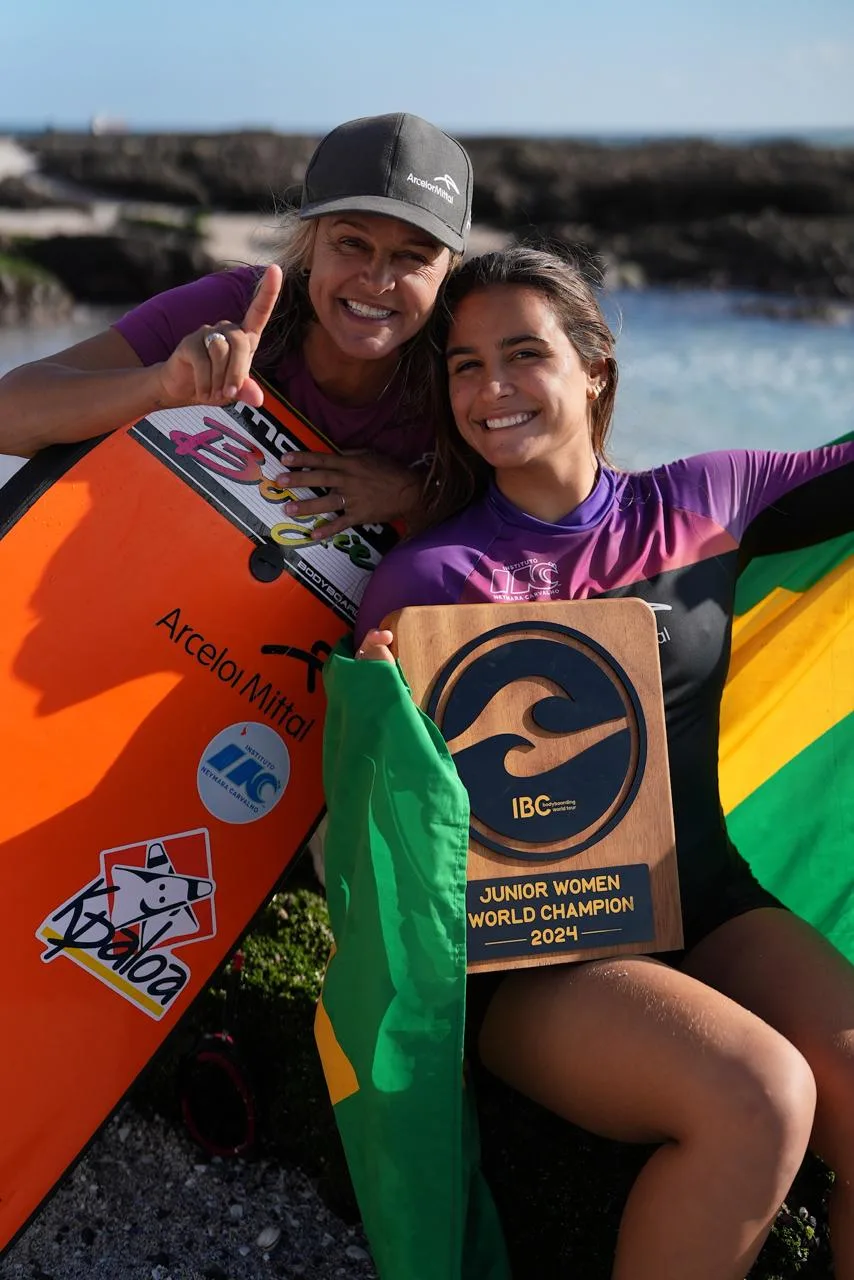 Aulão social de bodyboarding com Neymara Carvalho e Luna Hardman em São Francisco do Sul