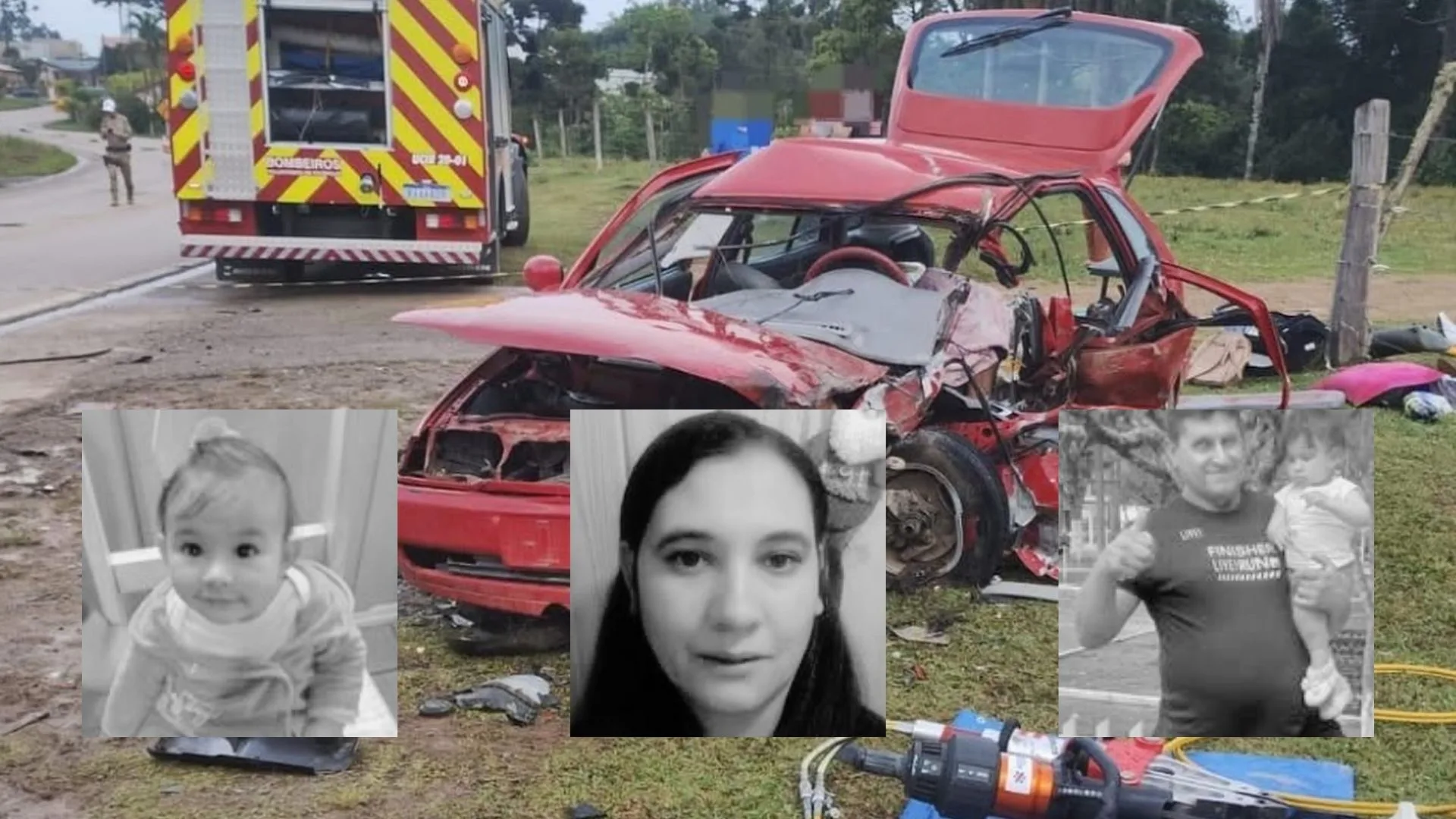 Acidente mata família em rodovia de SC; bebê de 10 meses está entre as vítimas | Foto: Redes sociais/Top FM/Reprodução