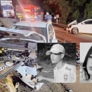 Identificados jovens que morreram em grave acidente na BR-282 em SC | Imagem: Redes Sociais/CBMSC