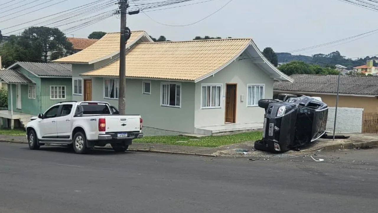 Cruzamento em Lages registra acidente envolvendo dois veículos | Foto: Rodrigo Silvério