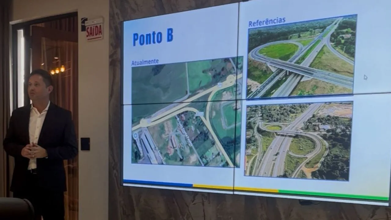 DNIT apresenta projeto de duplicação da BR-282 em reunião em Lages | Foto: Rádio Clube