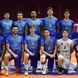 Equipe da ELASE leva Florianópolis de volta à Superliga de Vôlei | Foto: Divulgação