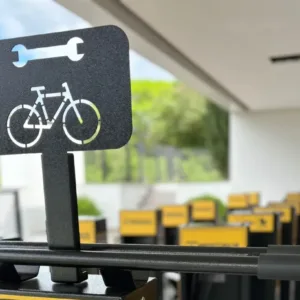 Estações de pequenos reparos para bicicletas em Florianópolis | Foto: Divulgação