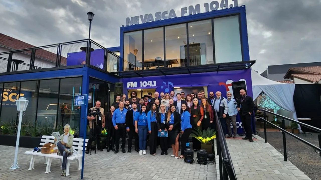 Grupo SCC inaugura nova sede da Nevasca FM e consolida presença na Serra Catarinense | Foto: Arquivo Grupo SCC