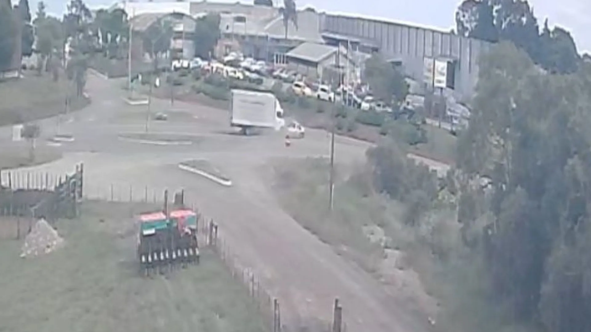 Vídeo mostra acidente que matou idoso de 100 anos na BR-470 em Campos Novos | Reprodução / Redes Sociais. 