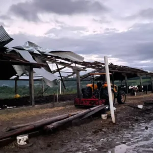 Meteorologista confirma formação de tornado no Oeste de Santa Catarina e Sudoeste do Paraná - Imagem: reprodução/ Corpo de Bombeiros de  Itapiranga