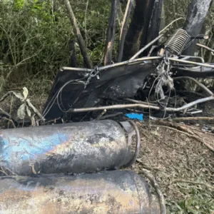 Inquérito sobre queda de balão em SC é reaberta após troca de delegado | Imagem: CBMSC