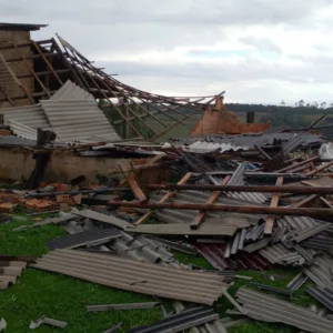 Cidade de SC é a quarta a decretar situação de emergência após temporais; veja qual | Foto: Defesa Civil de Rio Negrinho/Reprodução