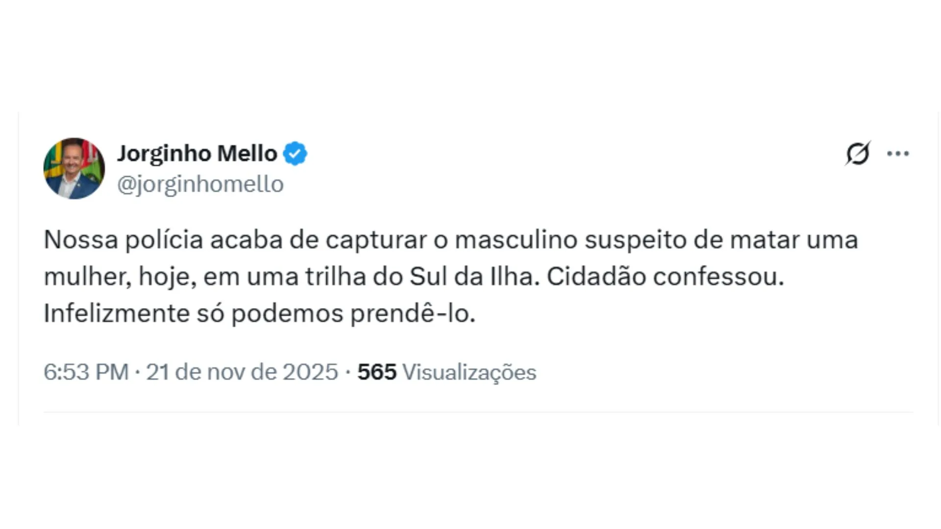 Governador se pronuncia após mulher ser encontrada morta na Trilha do Matadeiro | Foto: reprodução. 