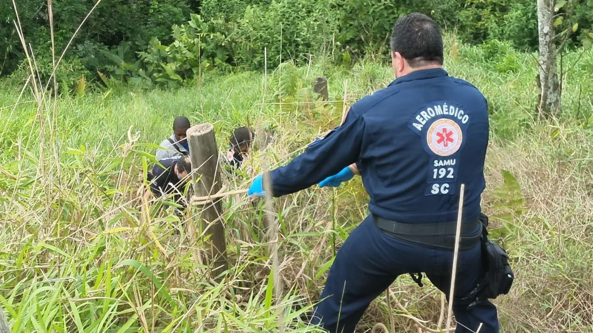 Trabalhador morre após sofrer anafilaxia por picada de inseto em SC | Foto: divulgação Samu 