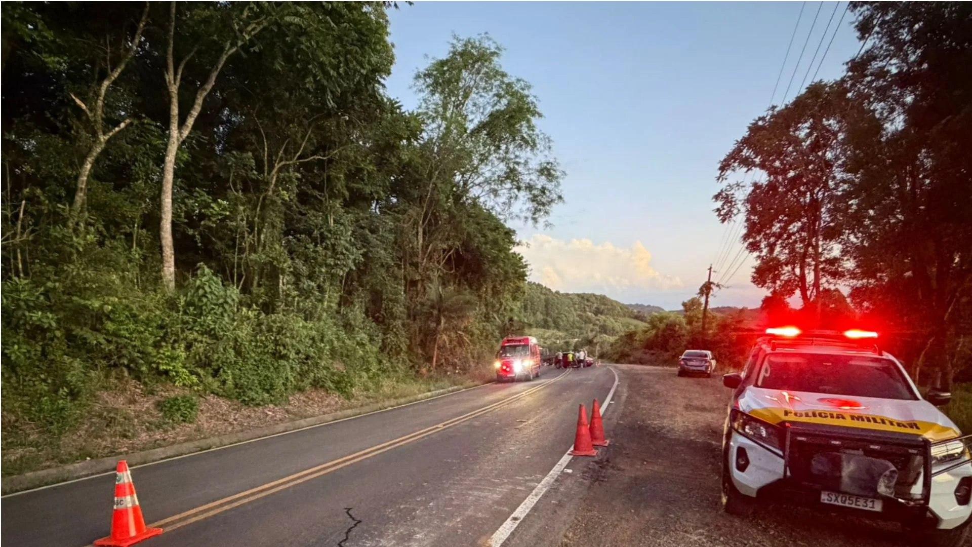 Motorista morre em grave acidente SC-390 | Foto: divulgação | PMRv 