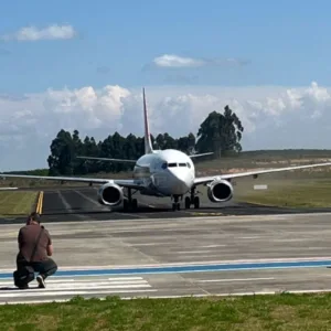 Aeroporto de Correia Pinto retoma voos comerciais com rota para São Paulo  | Foto: divulgação. 
