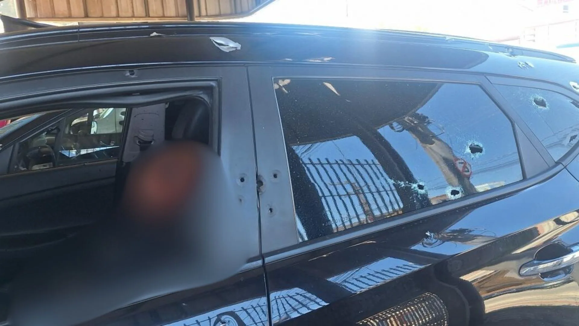 Vídeo mostra ataque a tiros em Palhoças | Foto: reprodução /  PMSC 