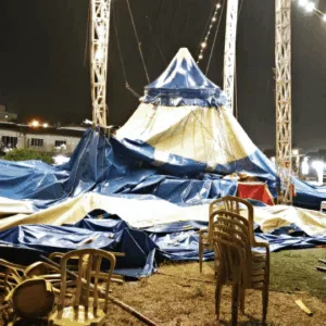 Ventos e chuva intensa causam danos e mobilizam Defesa Civil em Chapecó | Imagem: Defesa Civil