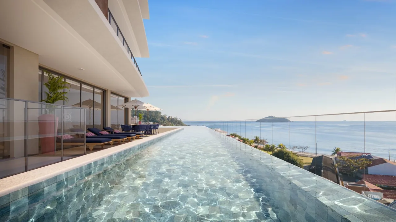 Penha terá prédio 100% frente mar com inspiração em praia grega