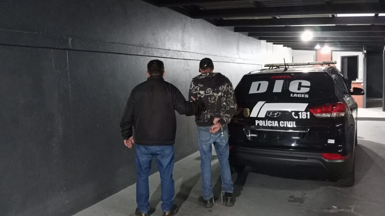 Polícia Civil prende homem condenado por estupro de vulnerável em Lages | Foto: Reprodução