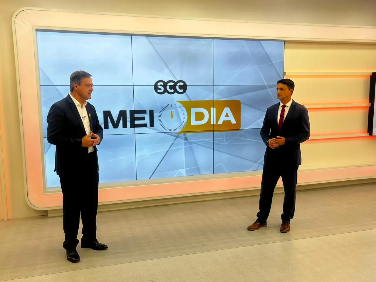 Prefeito Vaguinho Espíndola faz balanço da gestão em Criciúma no SCC Meio-Dia | Foto: SCC10