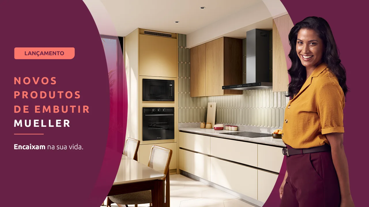 Nova linha de embutir da Mueller entrega modernidade e praticidade | Foto: divulgação. 