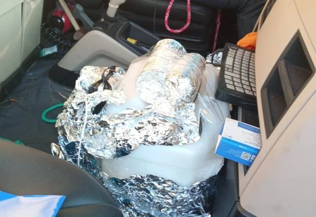 Suspeita de bomba em sequestro de caminhão bloqueia Rodoanel em São Paulo | Foto: Reprodução/SBT News