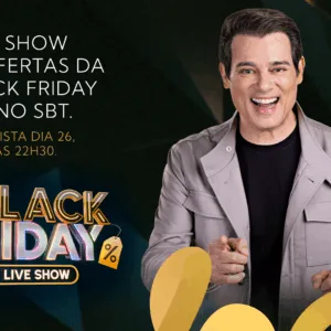 SBT prepara “Black Friday – Live Show 2025” repleta de ofertas e grandes marcas. Foto: Divulgação