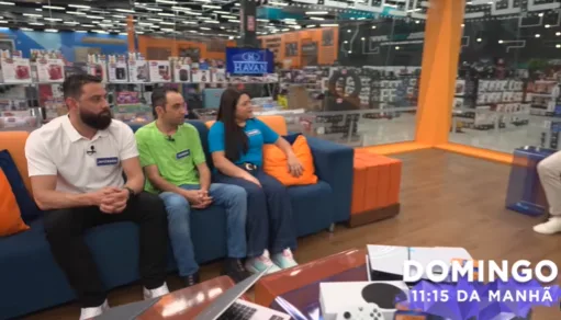 Família de SC participa do quadro ‘Comprar é bom, levar é melhor!’ | Foto: Reprodução/Instagram (domingo_legal)