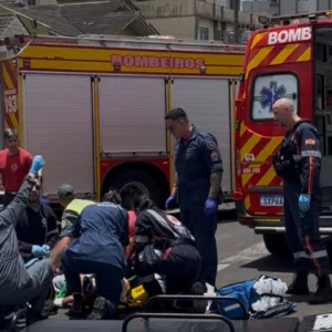 Atropelamento deixa idoso em estado gravíssimo no Centro de Lages | Foto: Handerson Souza