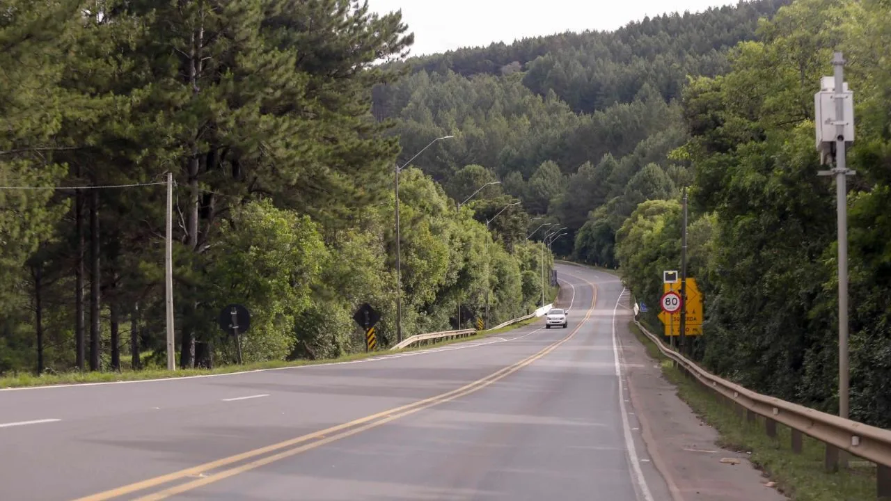 BR-116 em Santa Catarina recebe 18 novos radares eletrônicos | Foto: Reprodução
