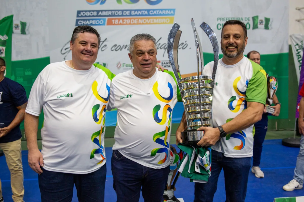 Chapecó é campeã geral dos JASC