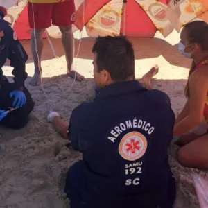 Chinês morre na praia dos Ingleses, em Florianópolis, no dia de Natal