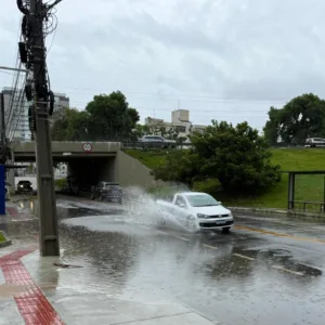 Chuva intensa atinge Santa Catarina e São José registra maiores volumes do estado - Foto: Kaíky Goede/SCC SBT