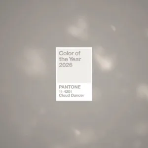 'Cloud Dancer' é a cor de 2026 segundo Pantone
